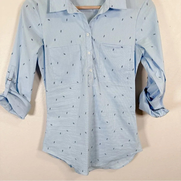 Zara Button Up  Collar Print Shirt - Picture 6 of 12